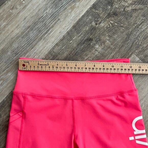 Calvin Klein High-Waist Bike Shorts Pink Size Small - Picture 8 of 12